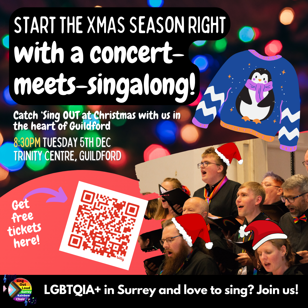 Sing OUT at Christmas with Surrey Rainbow Choir